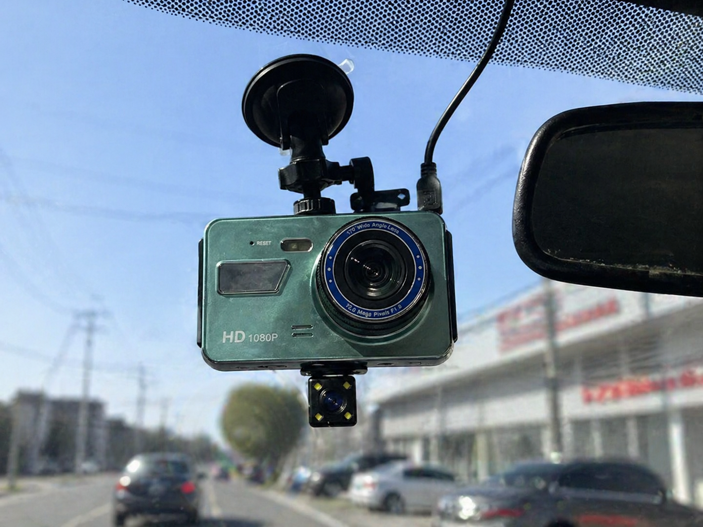 Auto Fahrtenschreiber Dual Kamera Full HD 4 Zoll Display