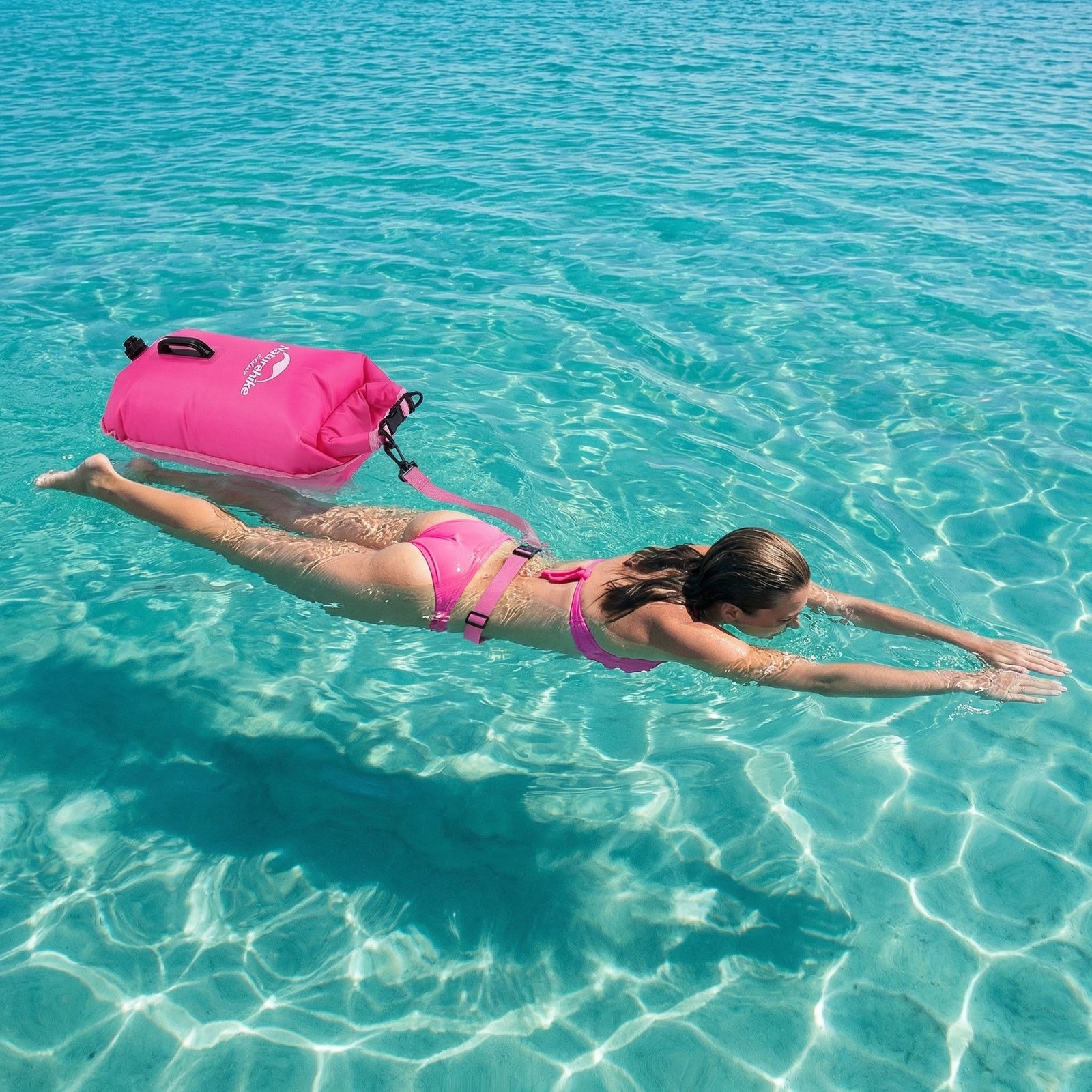 Aufblasbare Schwimmboje mit wasserdichtem Fach – Bild 9