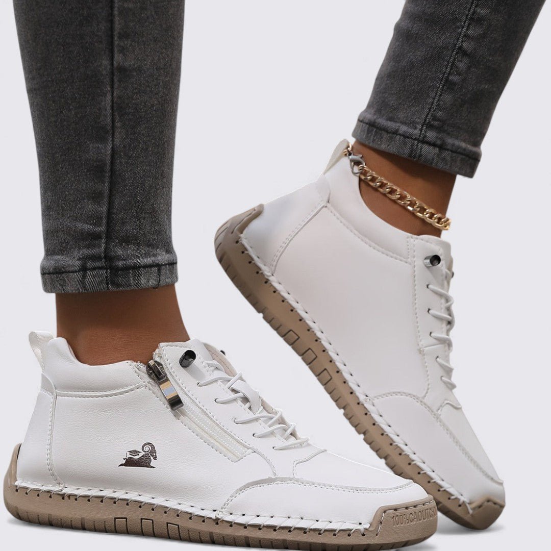Damen Stiefeletten Reißverschluss Herbst Frühling – Bild 9