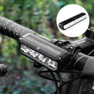 Fahrradlicht LED 900 Lumen Breitstrahl USB Akku