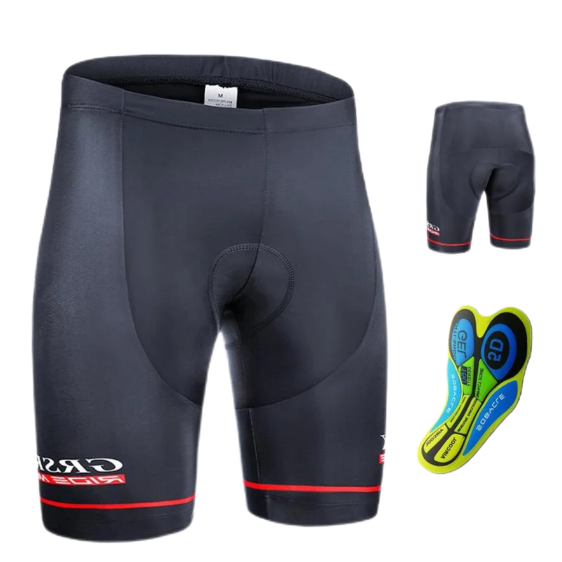 Fahrradhose Herren mit 5D Gelpolster & Reflektoren – Bild 6