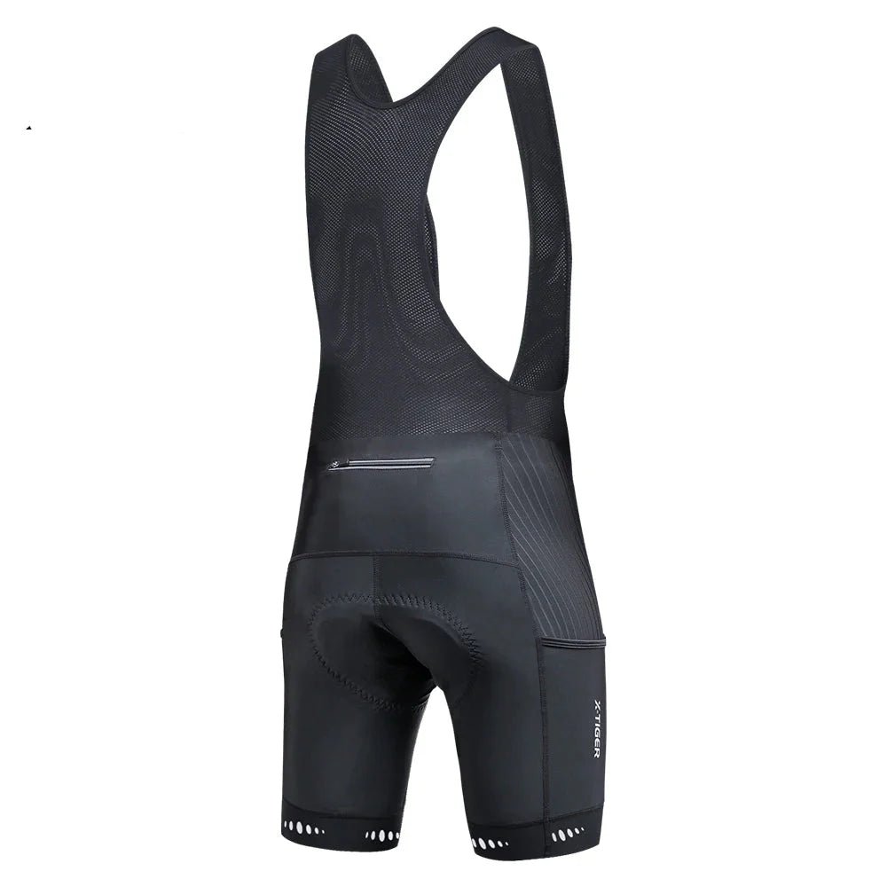 Fahrradhose Herren mit 5D Gelpolster & Reflektoren – Bild 4