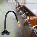 Garten Sprühsystem 20m – Terrassenkühlung & Pflanzenbewässerung
