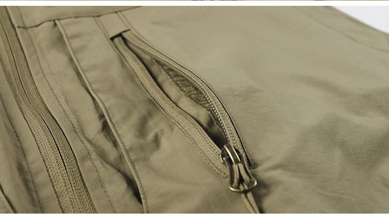 Herren Outdoor Weste leicht atmungsaktiv mit Taschen – Bild 7