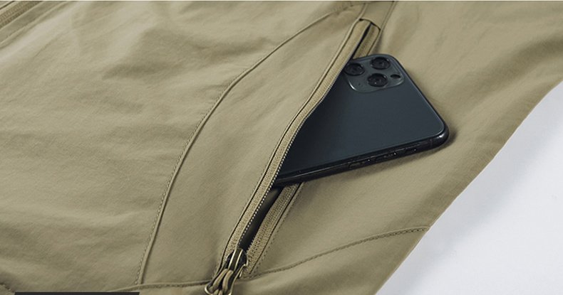 Herren Outdoor Weste leicht atmungsaktiv mit Taschen – Bild 8
