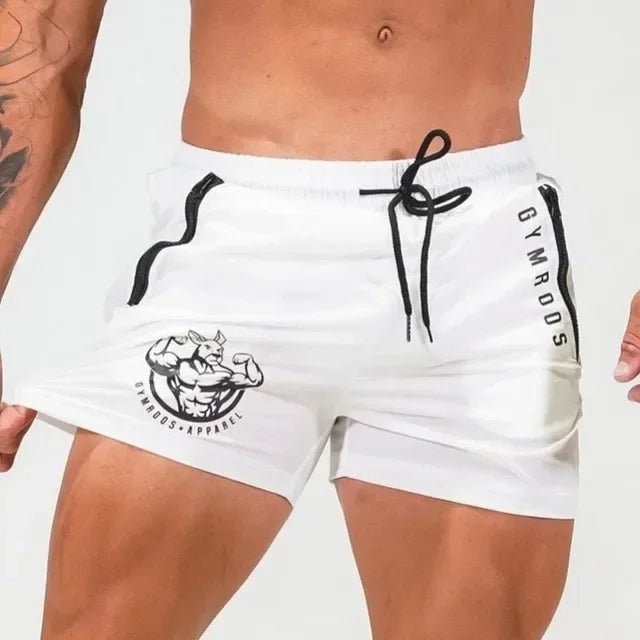 Kurze Herren Sporthose Atmungsaktiv mit Reißverschluss – Bild 7