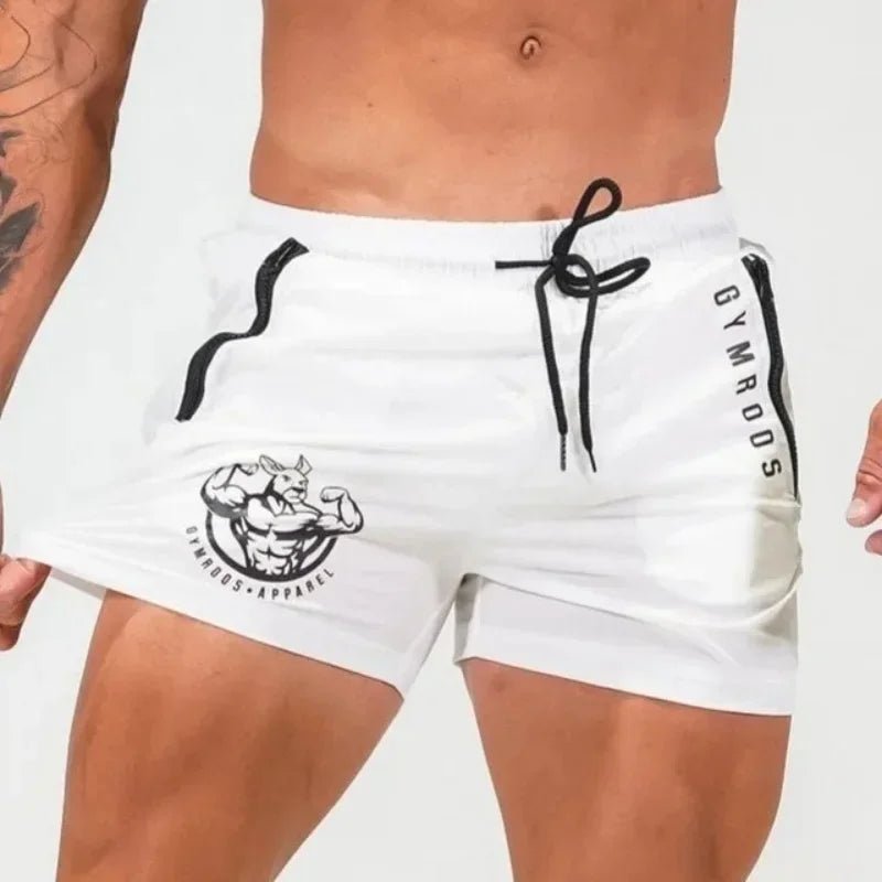 Kurze Herren Sporthose Atmungsaktiv mit Reißverschluss – Bild 10