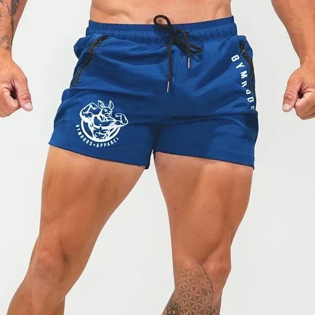 Kurze Herren Sporthose Atmungsaktiv mit Reißverschluss – Bild 6