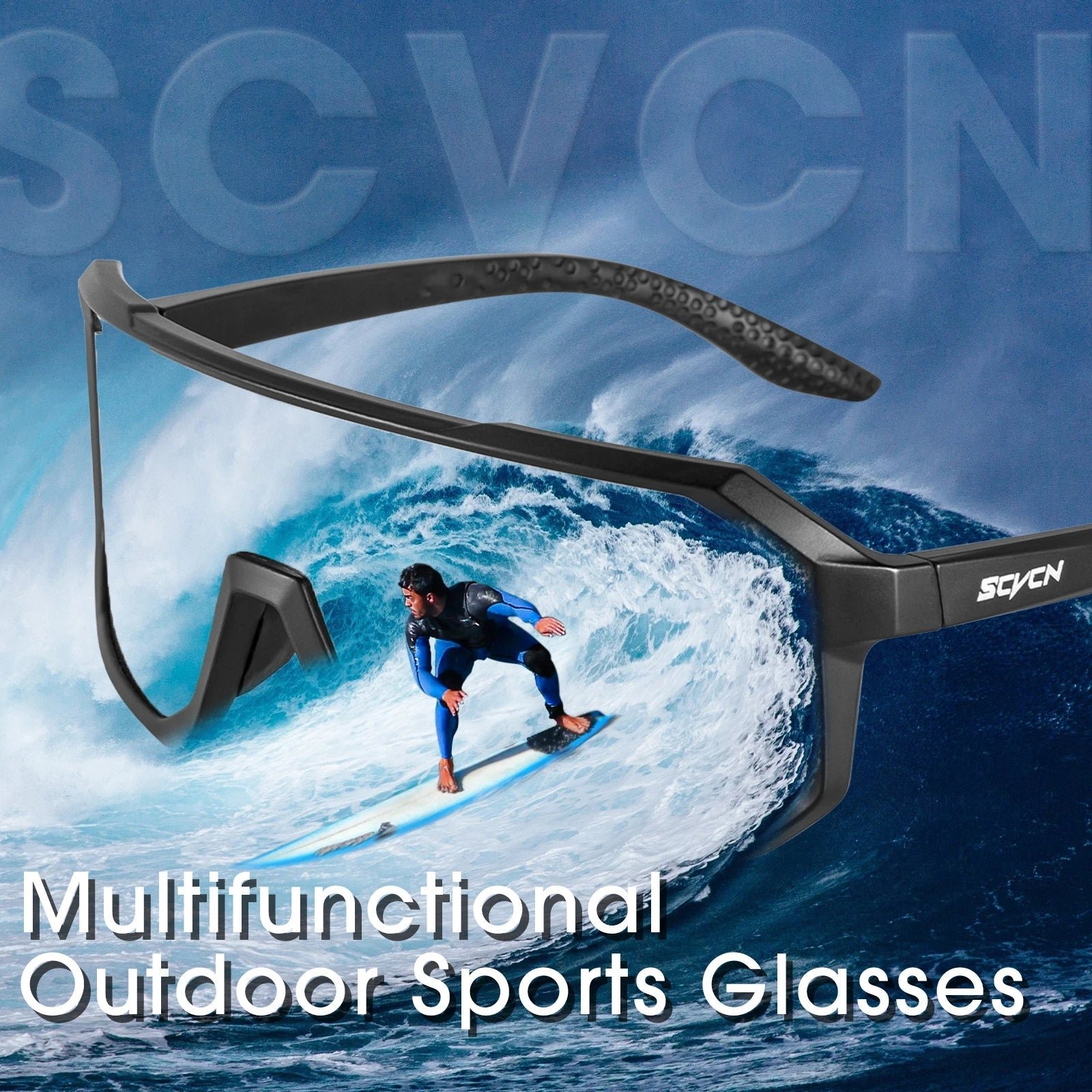 Leichte Outdoor Brille – UV400 Sport & Freizeit TR90 – Bild 23