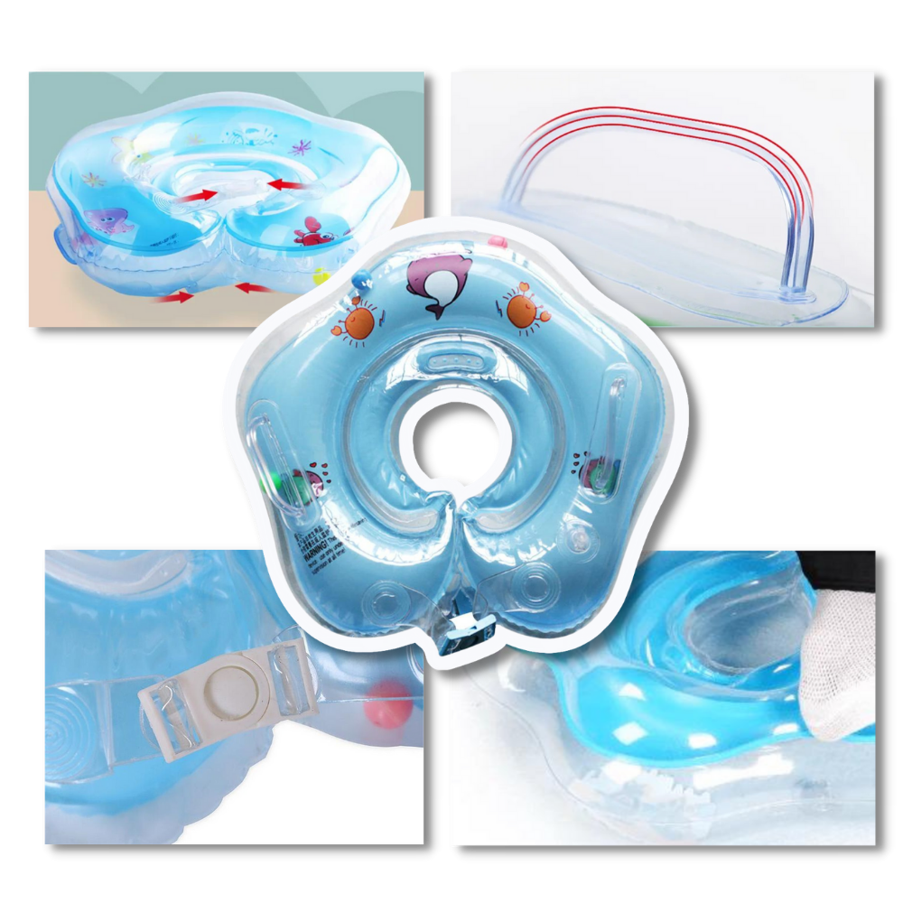 Nackenschwimmring Baby Sicher Doppelairbag Design – Bild 10