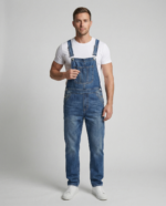 Denim Latzhose Herren – Klassisch, Verstellbar, Alltag