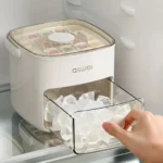 Eiswürfelform 48 Fächer rutschfestes Design mit Behälter