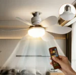 Deckenventilatorleuchte dimmbar für Wohnzimmer 30W LED