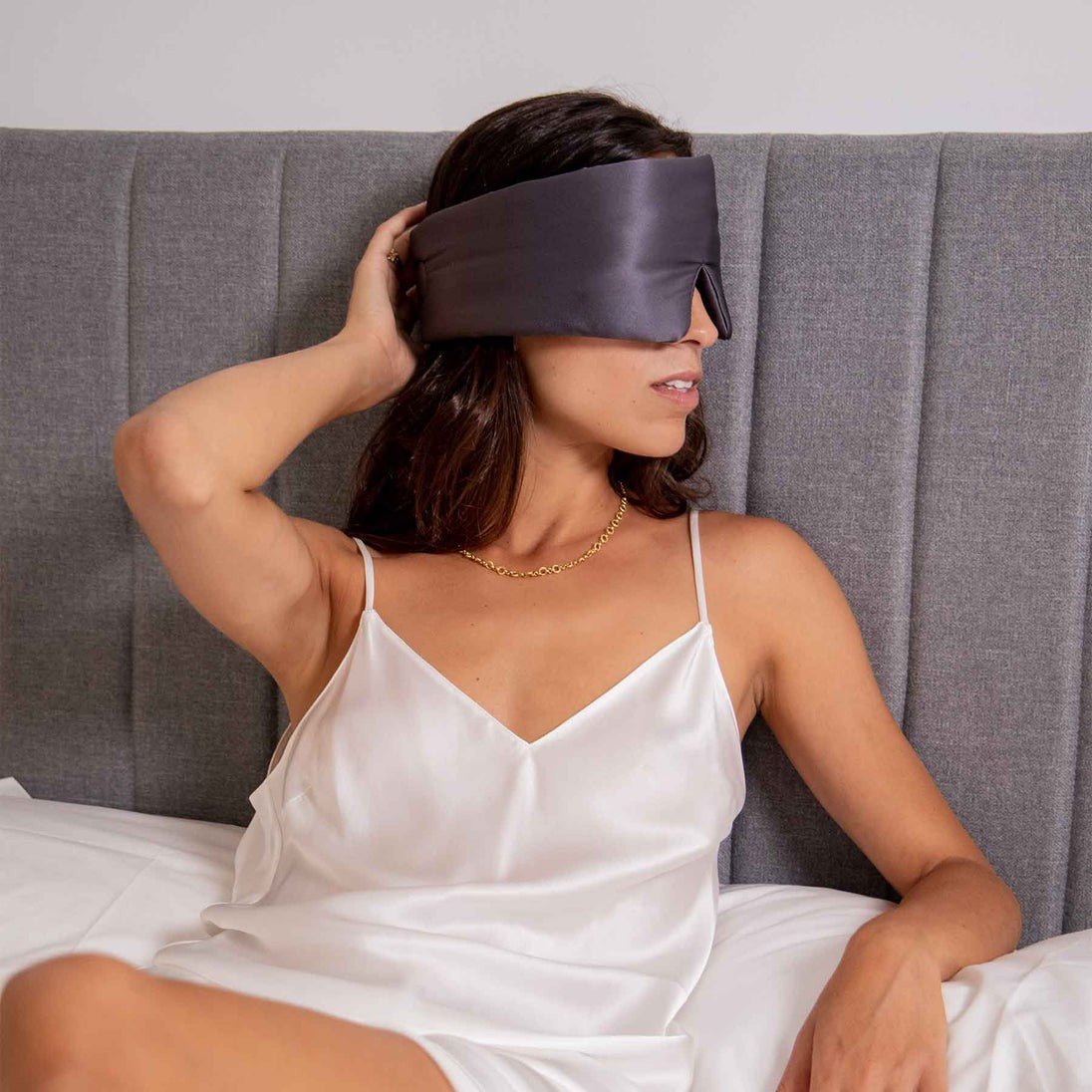 Luxus Augenmaske Seide 22 Momme für tiefe Erholung – Bild 5