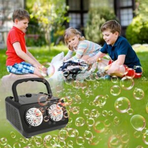 Seifenblasenpistole LED wiederaufladbar für Kinder Spaß