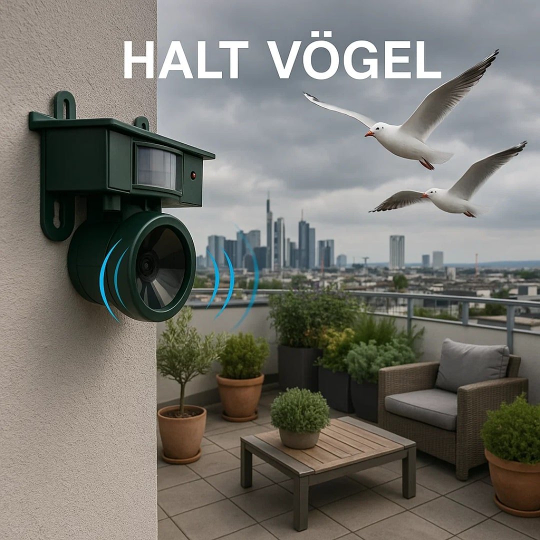 Vogelvertreiber Solar Balkon Garten – Tierfreundliche Abwehr – Bild 8