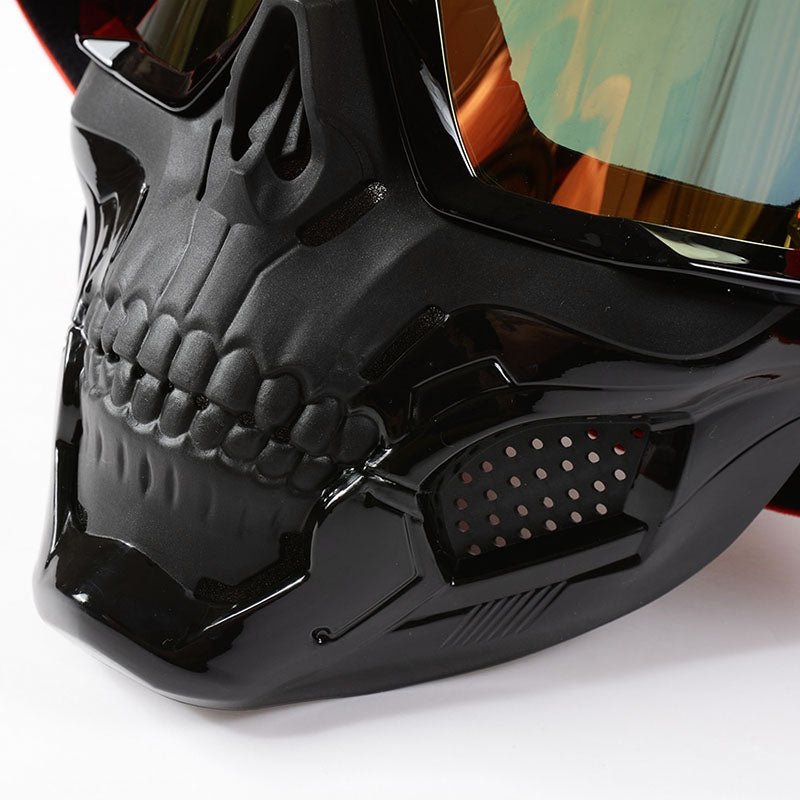 Motorradbrille abnehmbare Maske stoßfeste Gläser – Bild 6
