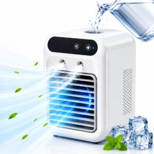 Portabler 3-in-1 Luftkühler mit 1800mAh Akku für 25m²