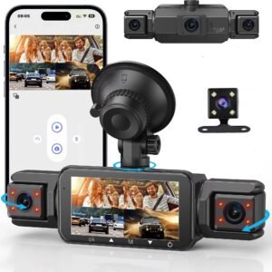 Dashcam 4 Kameras G-Sensor 3.0 Zoll IPS Display USB