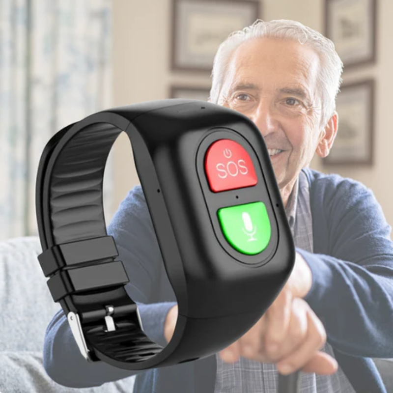 Smartwatch Senioren 4G GPS Echtzeit-Ortung IPX7 wasserdicht – Bild 2