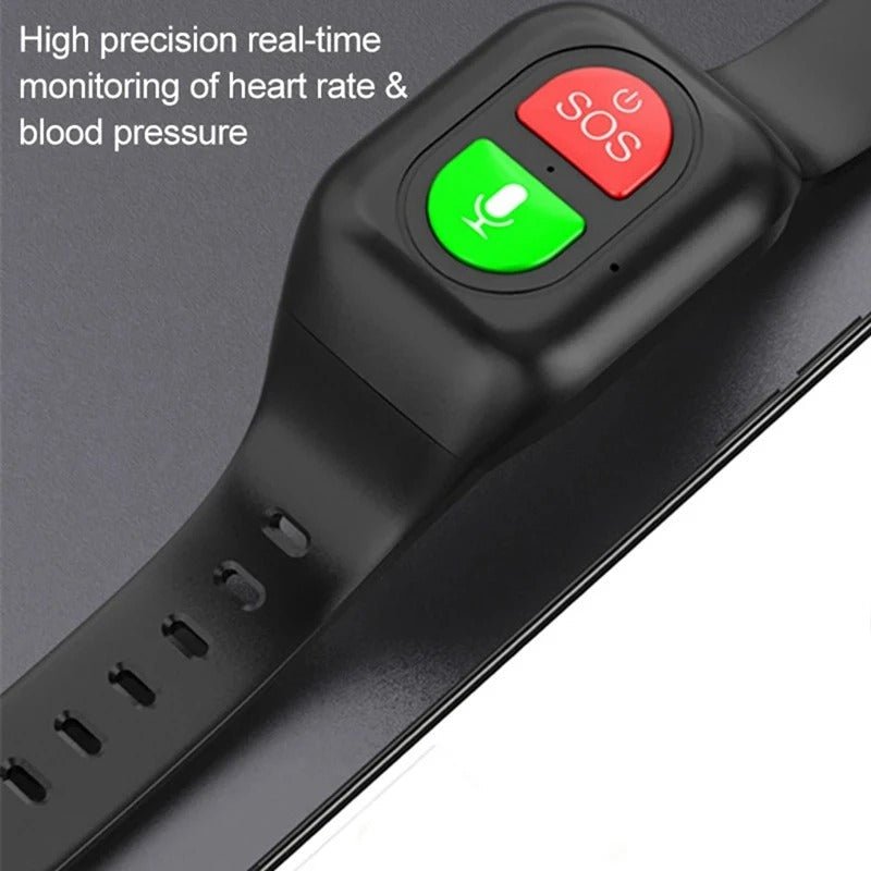 Smartwatch Senioren 4G GPS Echtzeit-Ortung IPX7 wasserdicht – Bild 3