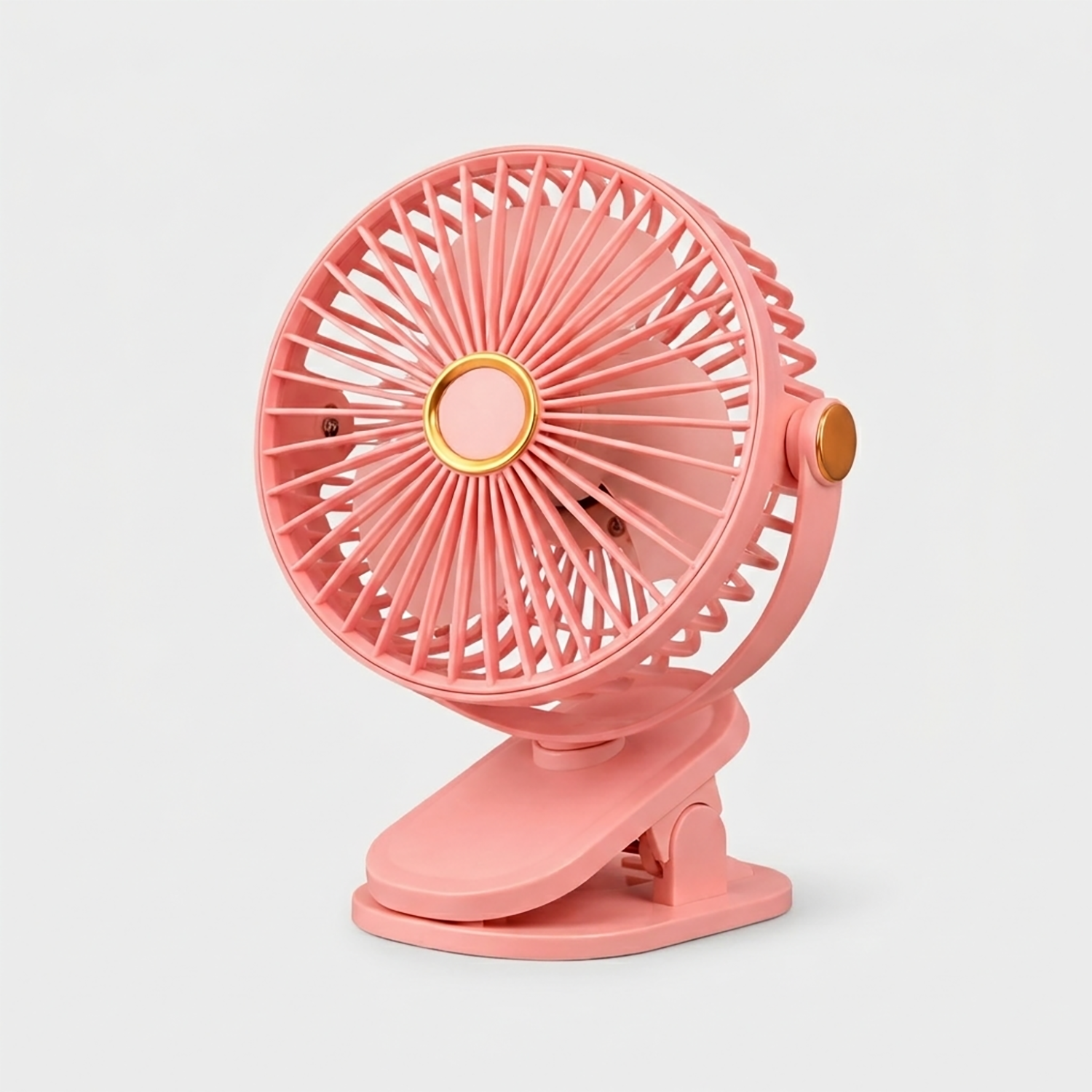 Mini Ventilator 3-in-1 mit USB-C Akku und LED-Licht – Bild 4