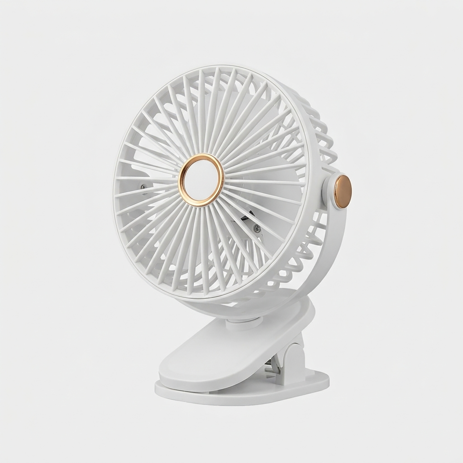 Mini Ventilator 3-in-1 mit USB-C Akku und LED-Licht – Bild 2