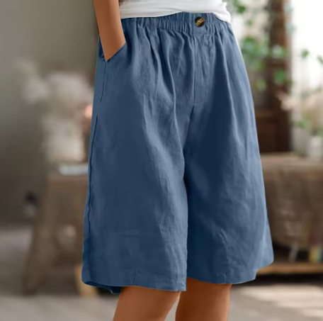 Damen Shorts klarer Schnitt ausgewogene Länge – Bild 4