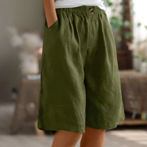 Damen Shorts klarer Schnitt ausgewogene Länge