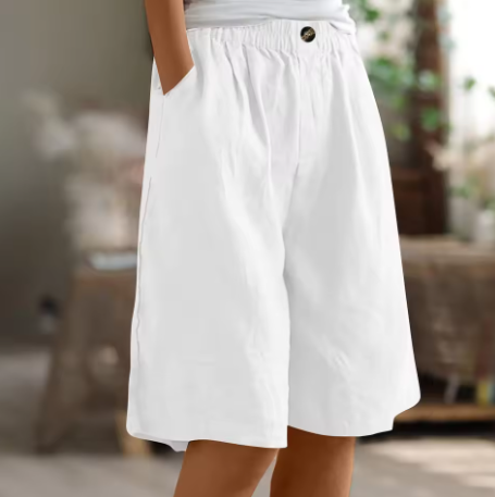 Damen Shorts klarer Schnitt ausgewogene Länge – Bild 11