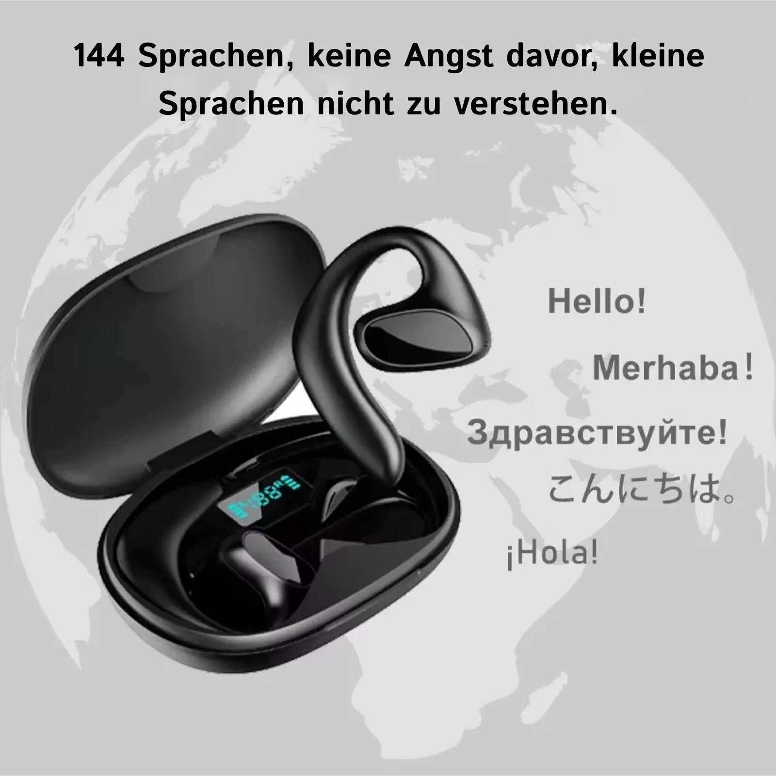 Übersetzer-Ohrhörer Echtzeit 144 Sprachen global – Bild 4