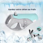 Hundekühlweste mit integriertem Geschirr UV-Schutz