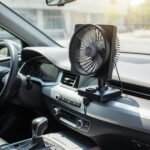 Autolüfter 12V USB 360° drehbar starker Luftstrom