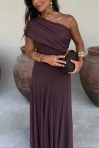 Damen Kleid leicht atmungsaktiv fließend