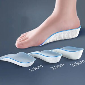 Orthopädische Einlegesohlen mit Fersenerhöhung & Fußgewölbestütze