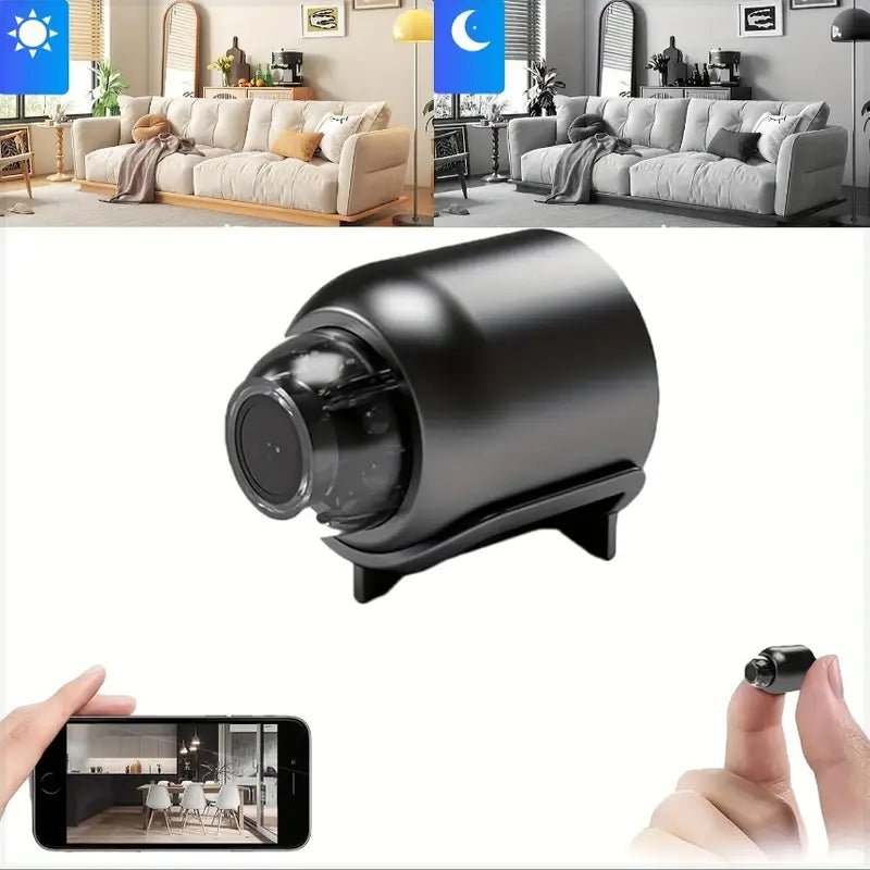 Überwachungskamera Mini WLAN Infrarot Nachtsicht 1080P – Bild 3
