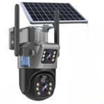 Überwachungskamera Solar 4K 360° Schwenk IP66