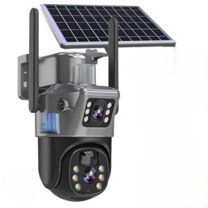 Überwachungskamera Solar 4K 360° Schwenk IP66