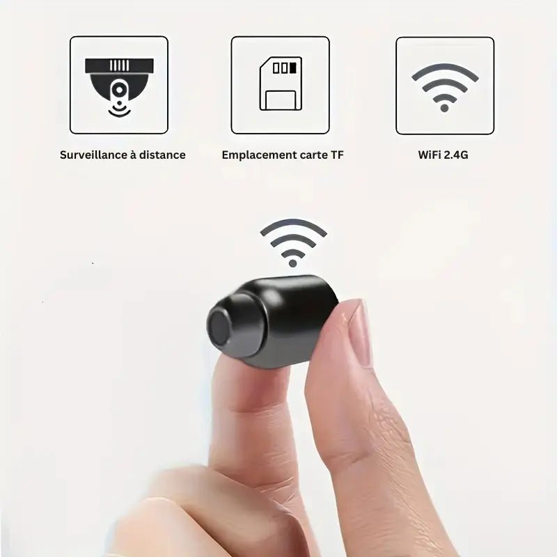 Überwachungskamera Mini WLAN Infrarot Nachtsicht 1080P – Bild 2