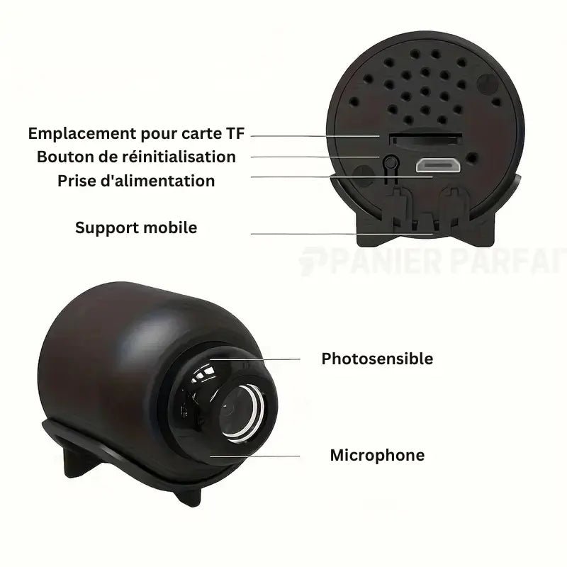 Überwachungskamera Mini WLAN Infrarot Nachtsicht 1080P – Bild 10