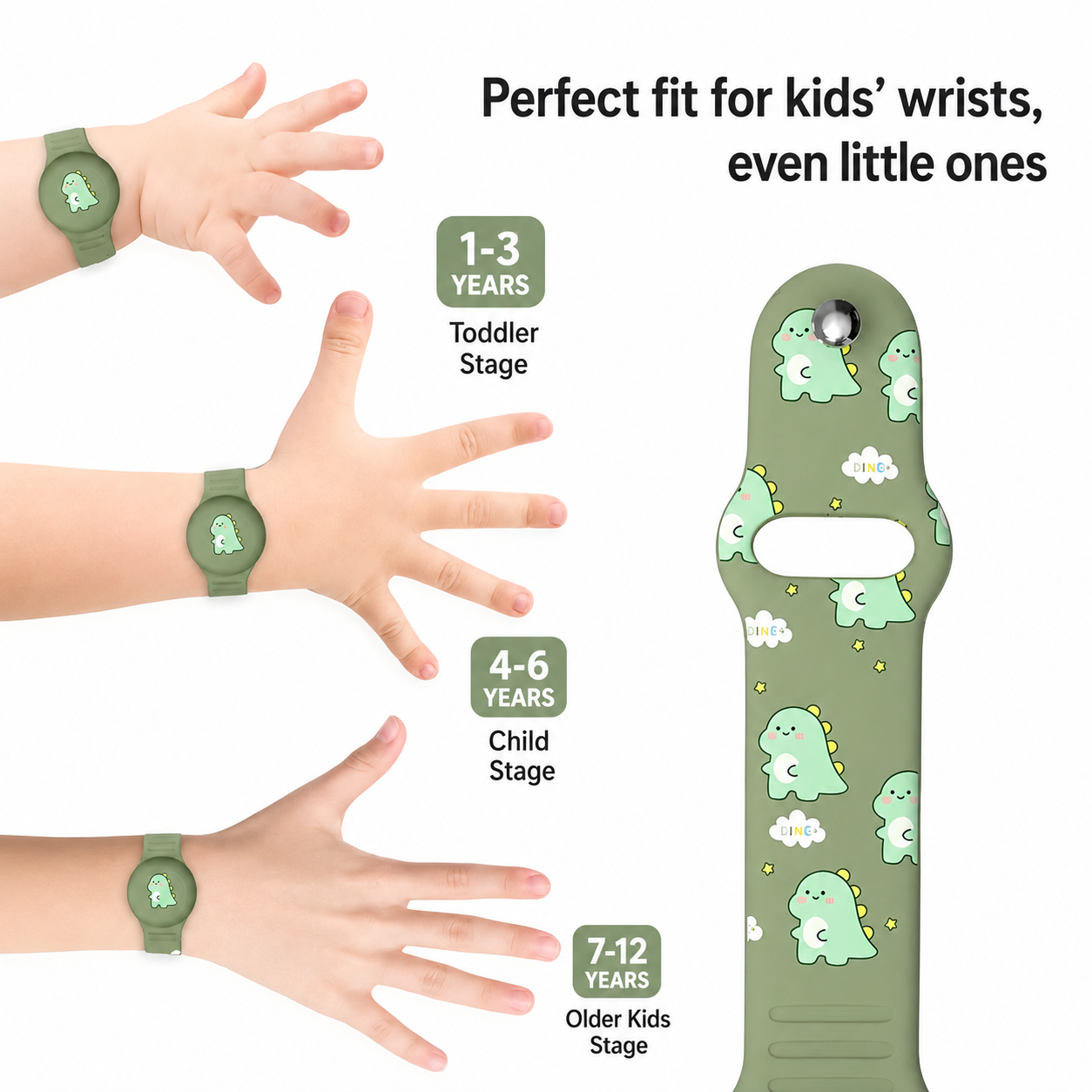 AirTag Kinderarmband Hautfreundlich Sicher Standortverfolgung – Bild 7