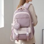 Schulrucksack mit Brustgurt & Gepäckgurt für Teenager