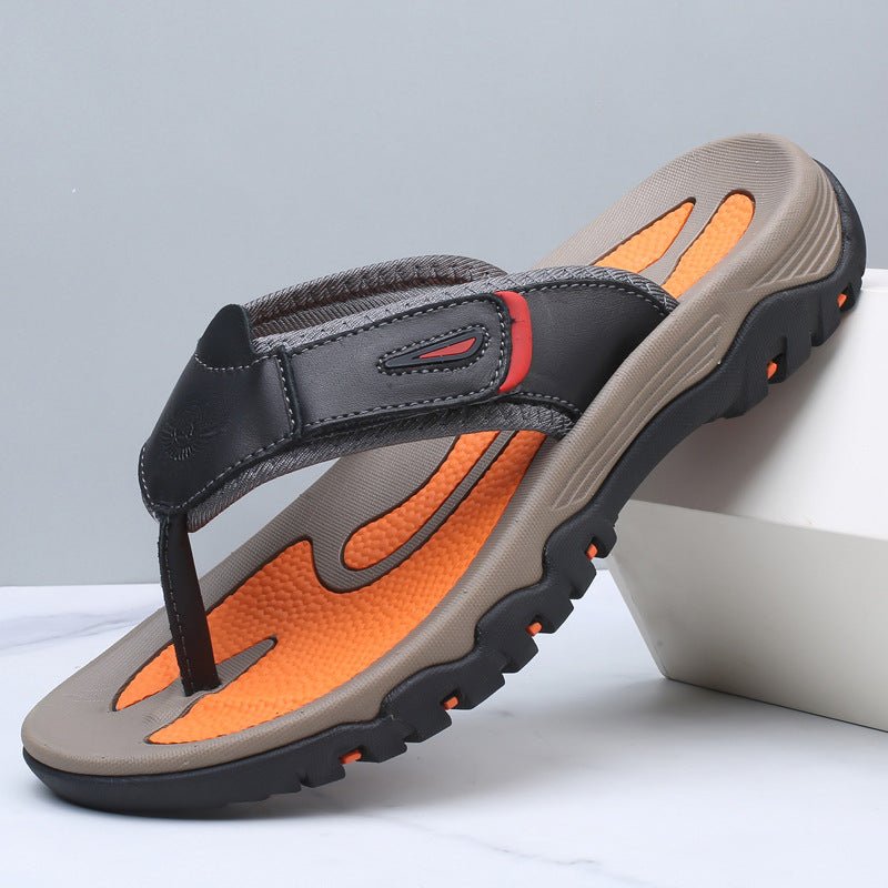 Herren Sandalen Orthopädisch Atmungsaktiv Robuste Sohle – Bild 2
