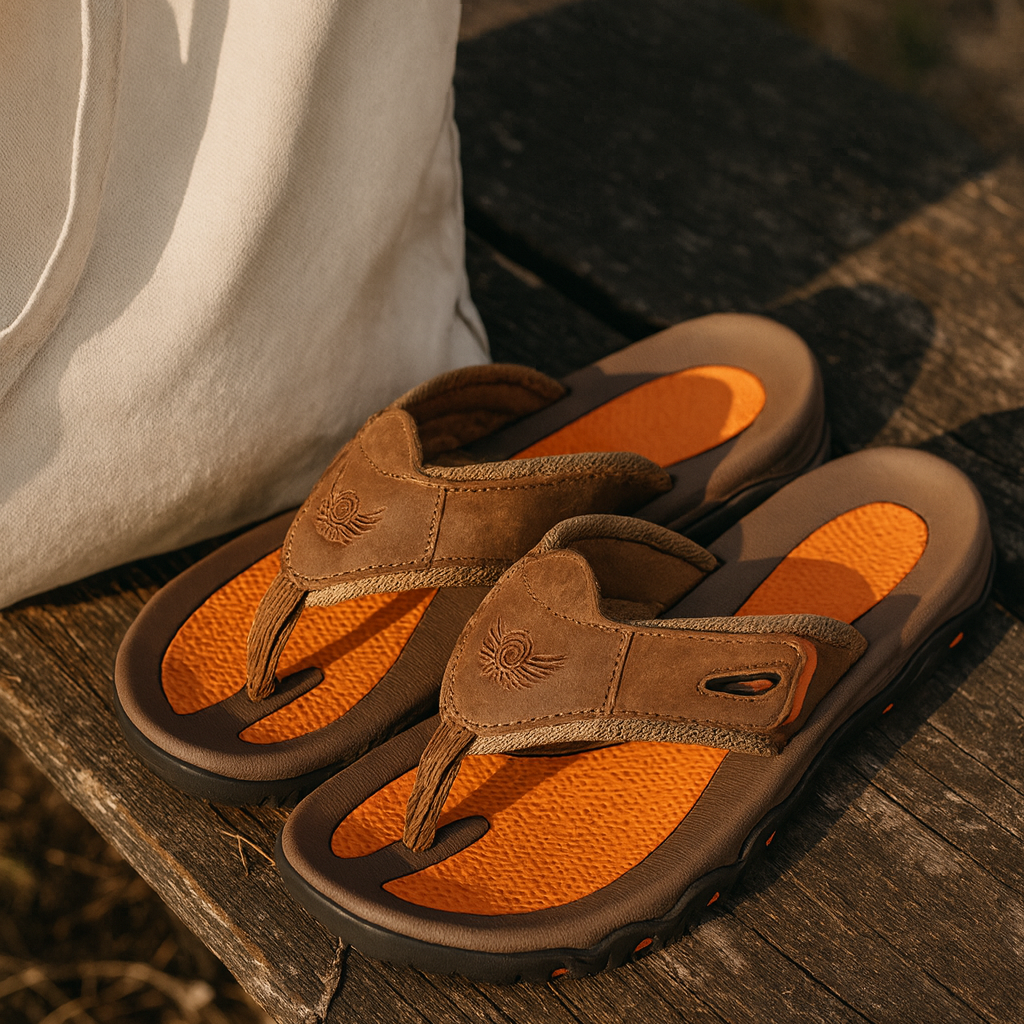 Herren Sandalen Orthopädisch Atmungsaktiv Robuste Sohle – Bild 6