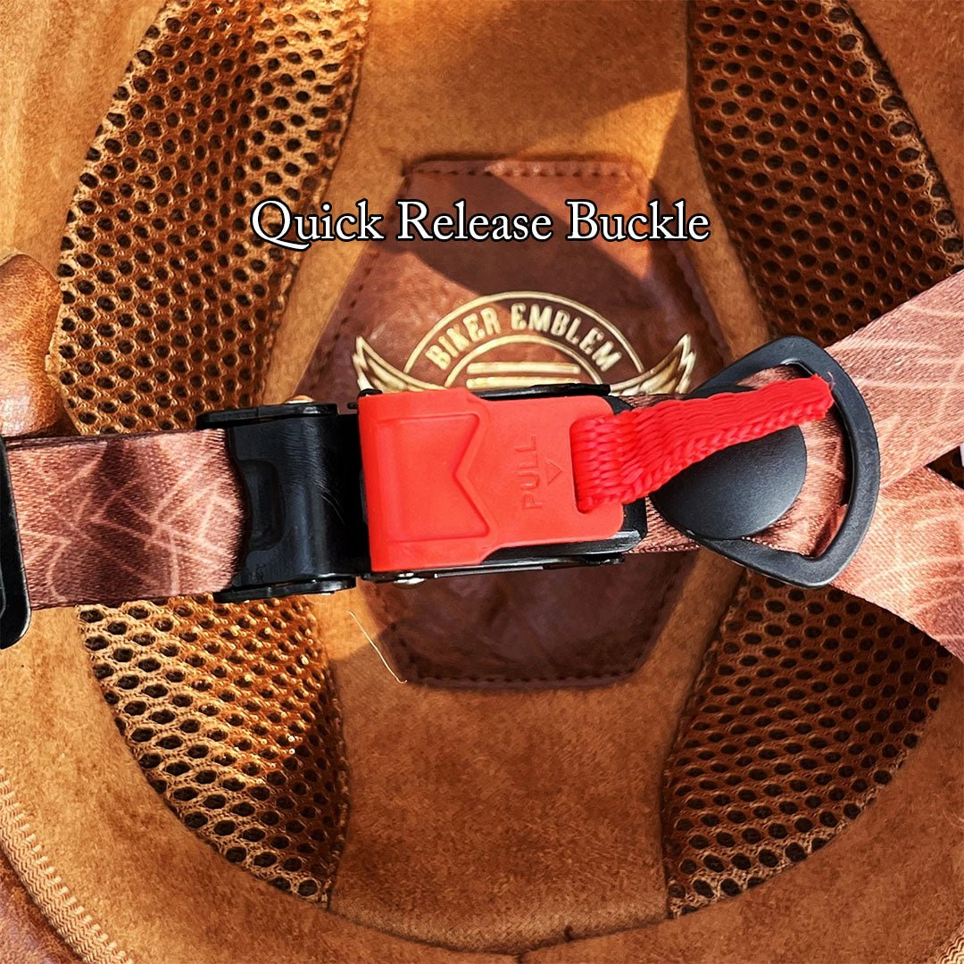 Motorradhelm Halbschale mit Schnellverschluss & Sonnenblende – Bild 7
