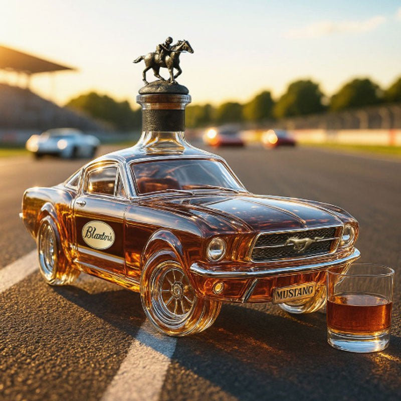 Whiskeykaraffe Mustang Design aus Glas – Elegantes Geschenk