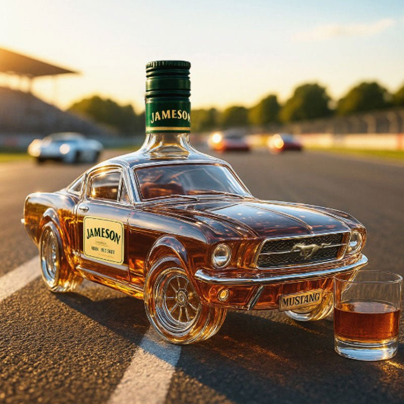 Whiskeykaraffe Mustang Design aus Glas – Elegantes Geschenk – Bild 4