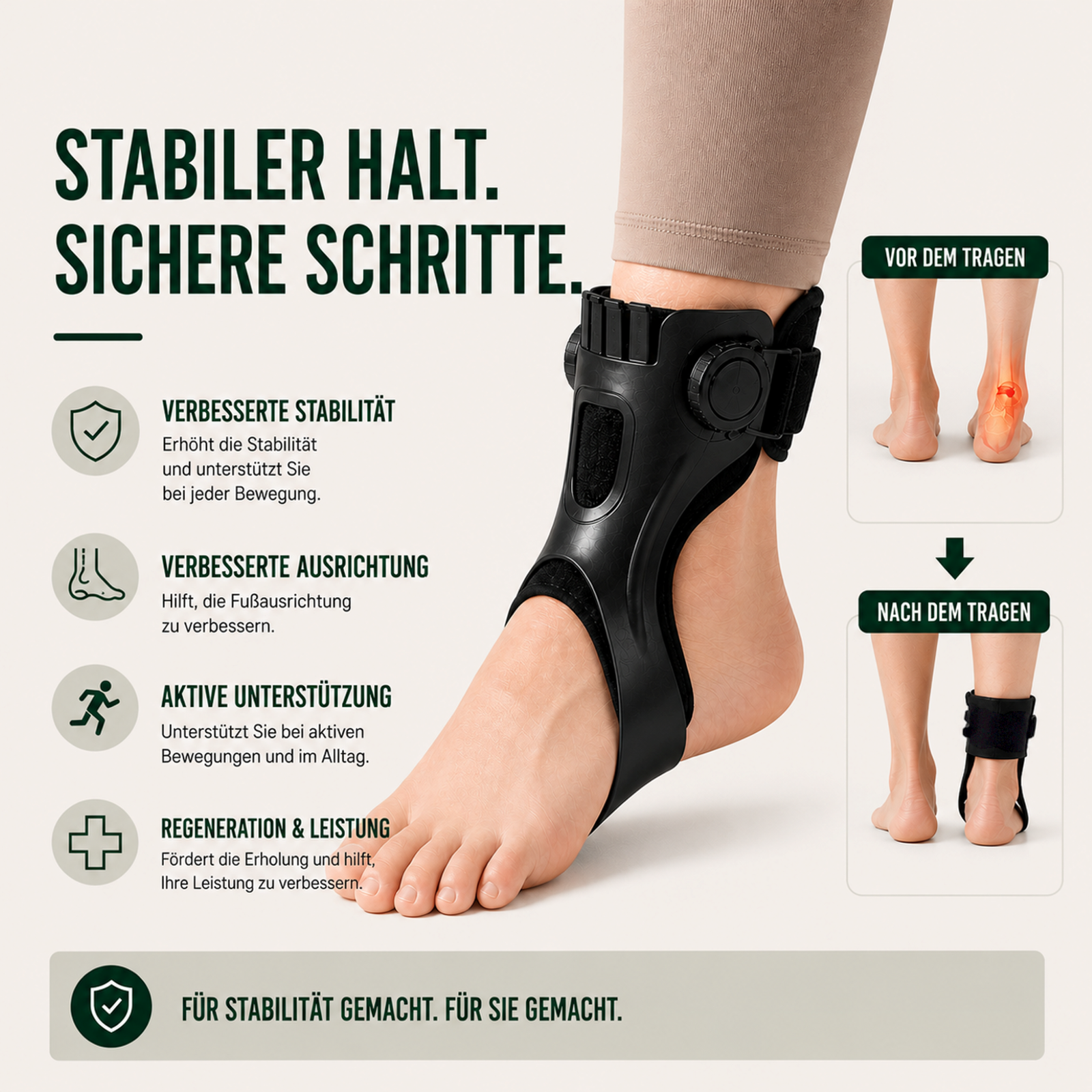 Knöchelorthese verstellbar | Fußheberschwäche & Alltag – Bild 5