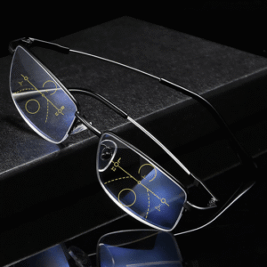 Gleitsichtbrille selbsttönend Blaulichtfilter UV-Schutz
