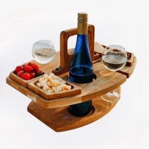 Picknicktisch aus hochwertigem Holz leicht & tragbar